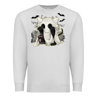 Dove Grey Ghost Cat Premium Sweatshirt - texasbilliewilder