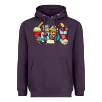 Plum teacher coffee cups Heavyweight Hoodie - Zillion Design Studio