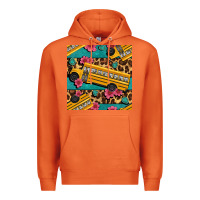 Carrot school bus and leopar seamless pattern Premium Hoodie - BundleAndBundleShop
