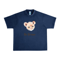 Navy lion cute animals Urban Heavy Tee - RanaPortraitStore