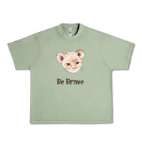 Oil Green lion cute animals Urban Heavy Tee - RanaPortraitStore