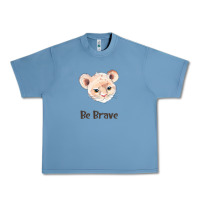 Pebble Blue lion cute animals Urban Heavy Tee - RanaPortraitStore