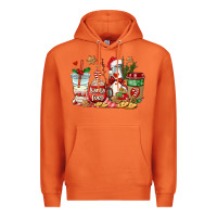 Carrot santa fuel coffee cups Premium Hoodie - AdoDesignShop