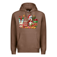 Chestnut santa fuel coffee cups Premium Hoodie - AdoDesignShop