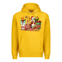 Lemon santa fuel coffee cups Premium Hoodie - AdoDesignShop
