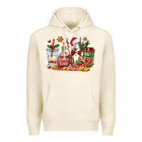 Tofu santa fuel coffee cups Premium Hoodie - AdoDesignShop