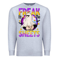 Heather Grey Freak In The Sheets Premium Sweatshirt - texasbilliewilder