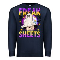 Navy Freak In The Sheets Premium Sweatshirt - texasbilliewilder