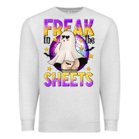 Oatmeal Heather Freak In The Sheets Premium Sweatshirt - texasbilliewilder