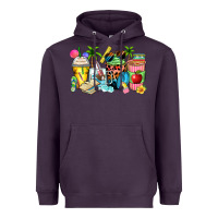 Plum summer teacher coffee cups Heavyweight Hoodie - Zillion Design Studio