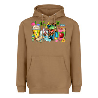Toasted Coconut summer teacher coffee cups Heavyweight Hoodie - Zillion Design Studio