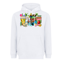 White summer teacher coffee cups Heavyweight Hoodie - Zillion Design Studio