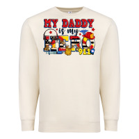 Sandshell my daddy is my hero dispatcher Premium Sweatshirt - Zillion Design Studio