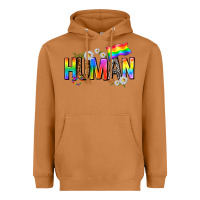 Meerkat human with daisies Heavyweight Hoodie - texasbilliewilder