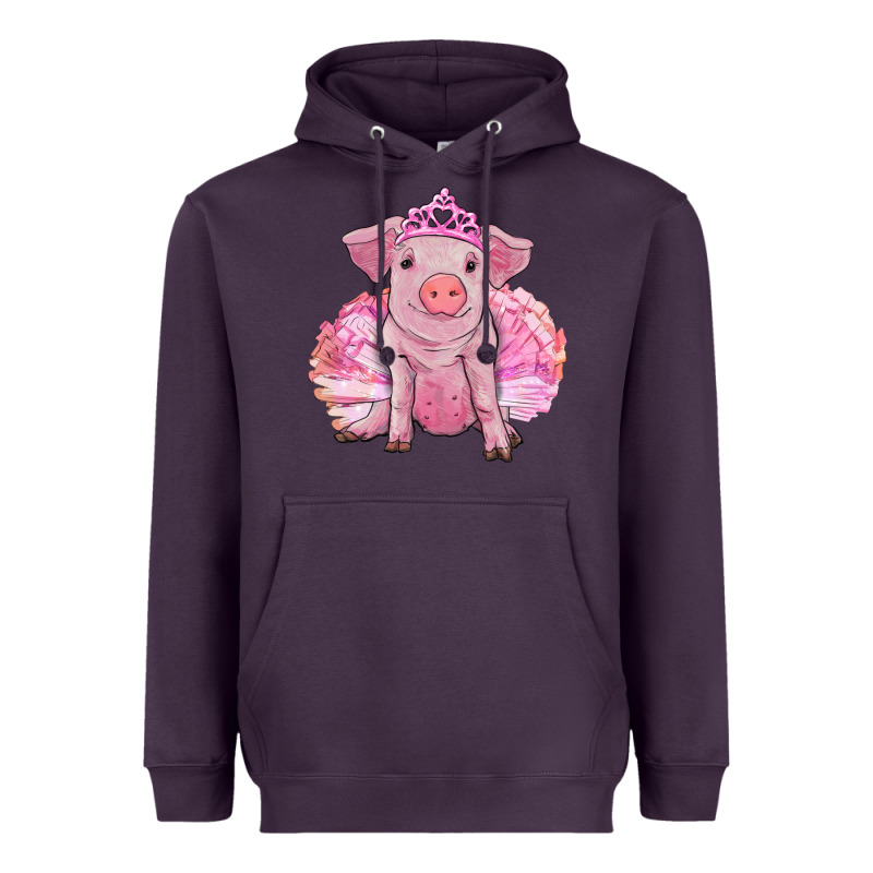 Balerina Pig With Tutu Heavyweight Hoodie by RanaPortraitStore | Teevron