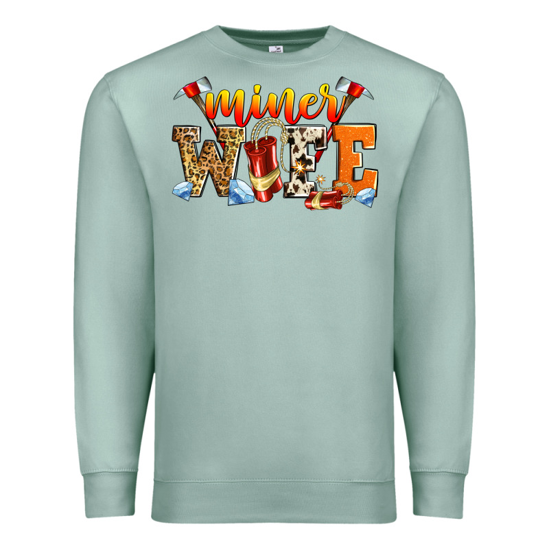 Miner Wife Premium Sweatshirt by Zillion Design Studio | Teevron