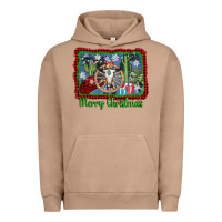 Pigment Burro merry christmas western bull skull Urban Hoodie - AdoDesignShop