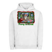 Pigment Lunar Rock merry christmas western bull skull Urban Hoodie - AdoDesignShop