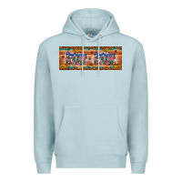 Blue Mist american babe Premium Hoodie - Artiststas