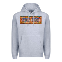 Heather Grey american babe Premium Hoodie - Artiststas