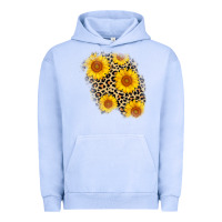 Pigment Grape Ice leopard sunflower patch Urban Hoodie - AdoDesignShop