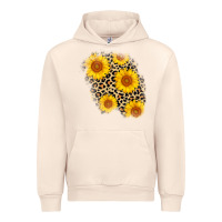 Sandshell leopard sunflower patch Urban Hoodie - AdoDesignShop