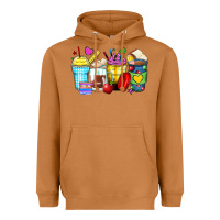 Meerkat school coffee cups Heavyweight Hoodie - Zillion Design Studio