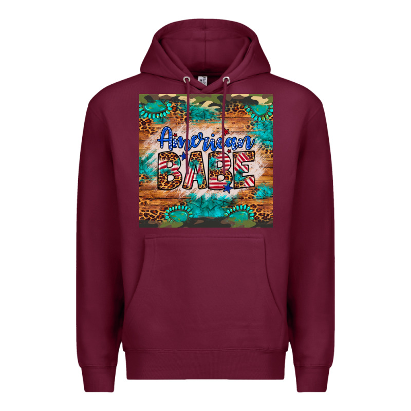 American Babe Premium Hoodie by Artiststas | Teevron