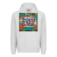Dove Grey american babe Premium Hoodie - Artiststas