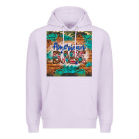 Lilac american babe Premium Hoodie - Artiststas