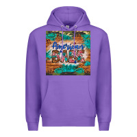 Purple american babe Premium Hoodie - Artiststas