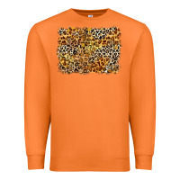 Leopard Background Premium Sweatshirt | Teevron