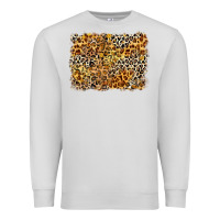 Dove Grey leopard background Premium Sweatshirt - Zillion Design Studio