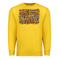 Lemon leopard background Premium Sweatshirt - Zillion Design Studio