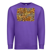Purple leopard background Premium Sweatshirt - Zillion Design Studio