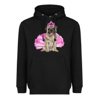 Black Balerina pug with tutu Heavyweight Hoodie - RanaPortraitStore