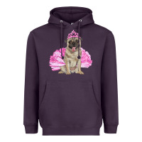 Balerina Pug With Tutu Heavyweight Hoodie | Teevron