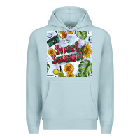 Blue Mist sweet summer seamless pattern Premium Hoodie - BundleAndBundleShop