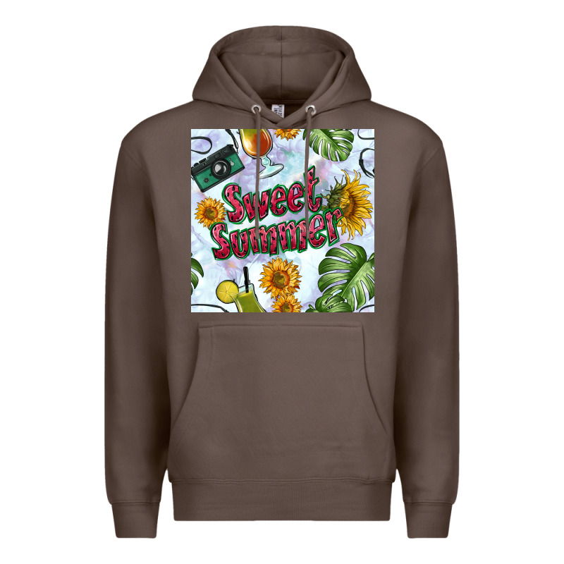 Sweet Summer Seamless Pattern Premium Hoodie by BundleAndBundleShop | Teevron
