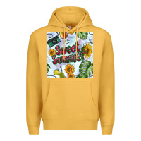 Mustard sweet summer seamless pattern Premium Hoodie - BundleAndBundleShop