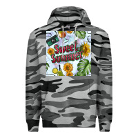 Slate Camo sweet summer seamless pattern Premium Hoodie - BundleAndBundleShop
