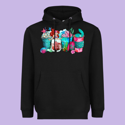 Heavyweight Hoodie mermaid coffee cups