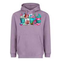 Lavender mermaid coffee cups Heavyweight Hoodie - Zillion Design Studio