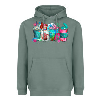 Sage mermaid coffee cups Heavyweight Hoodie - Zillion Design Studio