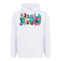 White mermaid coffee cups Heavyweight Hoodie - Zillion Design Studio
