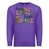 Purple kinda boujee kinda broke Premium Sweatshirt - Zillion Design Studio