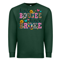 Sports Green kinda boujee kinda broke Premium Sweatshirt - Zillion Design Studio