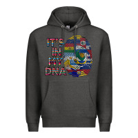 Charcoal Heather it's in my dna Premium Hoodie - BundleAndBundleShop