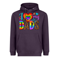 Plum i love my dads Heavyweight Hoodie - texasbilliewilder
