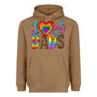 Toasted Coconut i love my dads Heavyweight Hoodie - texasbilliewilder